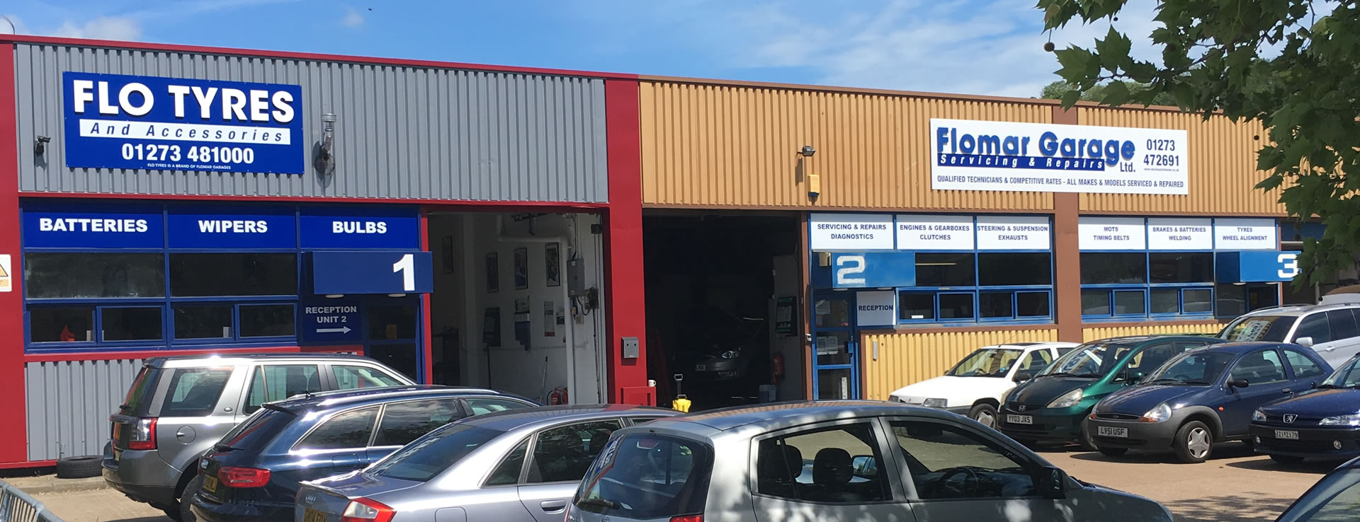 Flomar Garage and Flo Tyres, Lewes