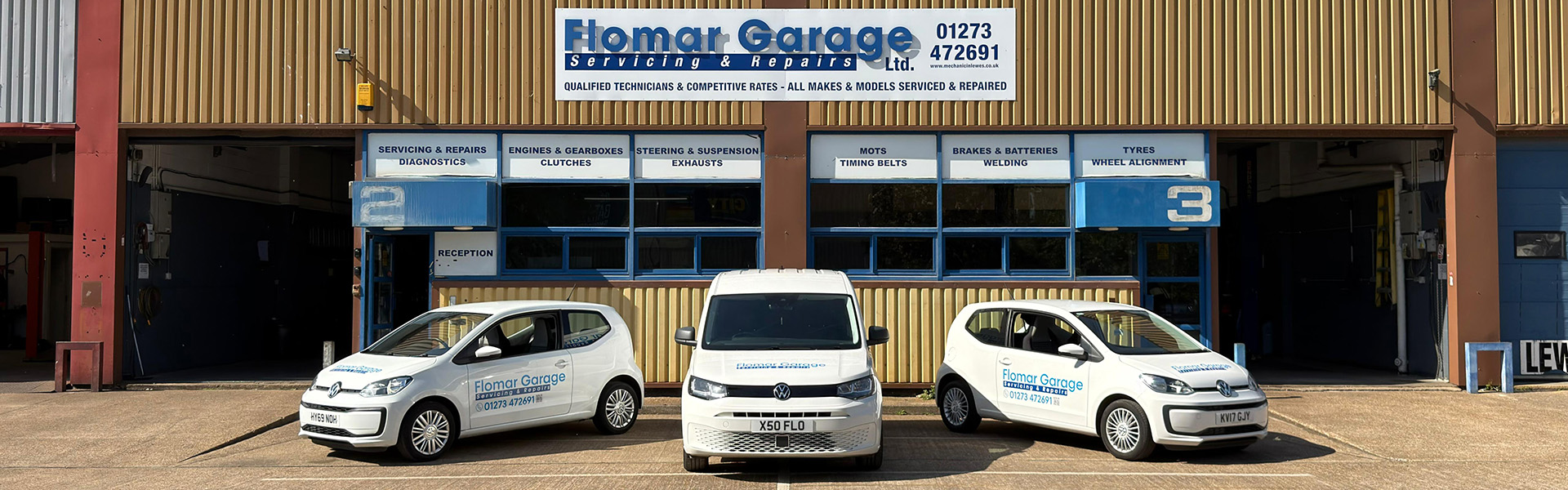 Flomar Garage and Flo Tyres, Lewes